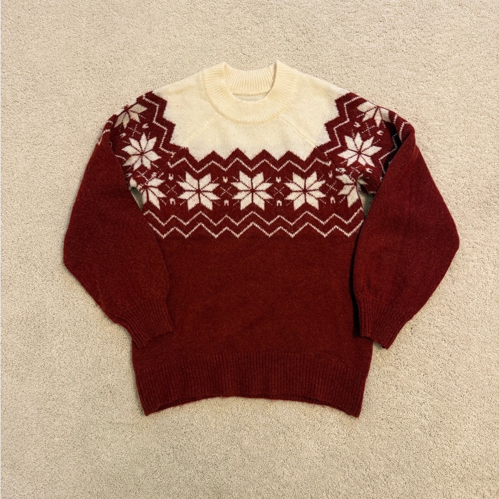 Abercrombie & Fitch Fair Isle Sweater - Small